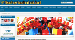 Desktop Screenshot of fischertechnikclub.nl