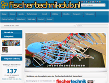 Tablet Screenshot of fischertechnikclub.nl